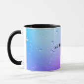 Lila blaues Wasser hinzufügen Tasse (Links)