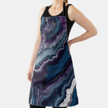 Lila blaues weißes Agate-Marmordesign