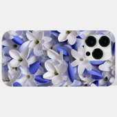 LILA BLAUWEISS 3-D-PAPIER SIEHT BLUEBELLS AUS Case-Mate iPhone HÜLLE (Rückseite (Horizontal))