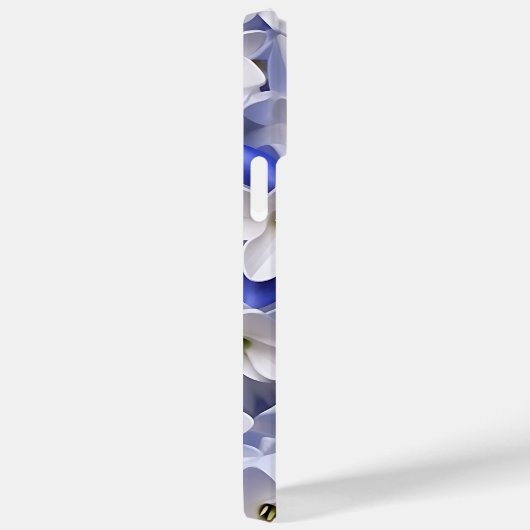 LILA BLAUWEISS 3-D-PAPIER SIEHT BLUEBELLS AUS Case-Mate iPhone HÜLLE (Rückseite / Rechts)