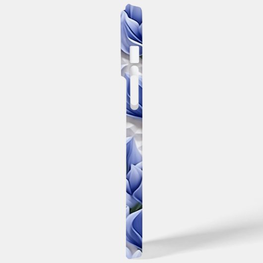 LILA BLAUWEISS 3-D-PAPIER SIEHT BLUEBELLS AUS Case-Mate iPhone HÜLLE (Rückseite / Links)