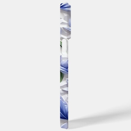 LILA BLAUWEISS 3-D-PAPIER SIEHT BLUEBELLS AUS Case-Mate iPhone HÜLLE (Rückseite / Rechts)