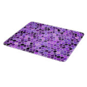 Lila Bleiglas Schneidebrett (Ecke)