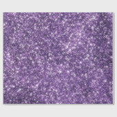 Lila Bling-Geschenkpapier Geschenkpapier (Flach)