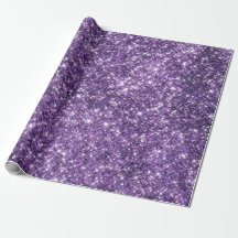 Lila Bling-Geschenkpapier