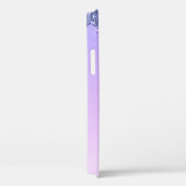 Lila Bling Luxury Sparkle Glitzer Monogram Case-Mate iPhone Hülle (Rückseite / Rechts)