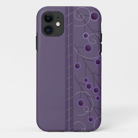 Lila Bliss Floral Case-Mate iPhone Hülle (Rückseite)