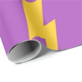 Lila Blitz Hintergrund Y2K Muster Geschenkpapier (Rolleneckpunkt)
