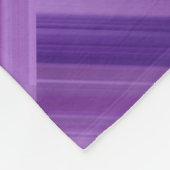 Lila Blockdesign Fleece Blanken (Ecke)