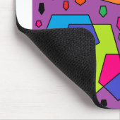 lila Blöcke Mousepad (Ecke)