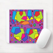 lila Blöcke Mousepad (Mit Mouse)