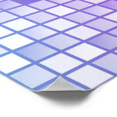 Lila Blöcke Poster (Ecke)