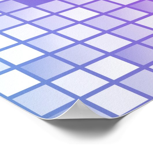 Lila Blöcke Poster (Ecke)