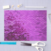 Lila Blockschimmer-Muster Seidenpapier (Handwerk)