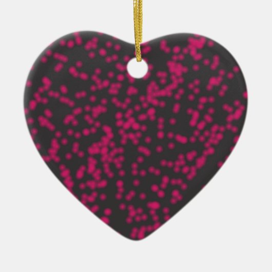 lila Blogger für einen Denker. Keramik Ornament (Vorne)