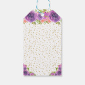 Lila Blonde Hair Princess 16 . Geburtstag Geschenkanhänger (Rückseite)