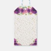 Lila Blonde Hair Princess 16 . Geburtstag Geschenkanhänger (Rückseite)