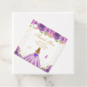 Lila Blonde Hair Princess 16 . Geburtstag Geschenkanhänger (Beispiel)