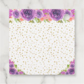 Lila Blonde Hair Princess 16 . Geburtstag Geschenkanhänger (Rückseite)