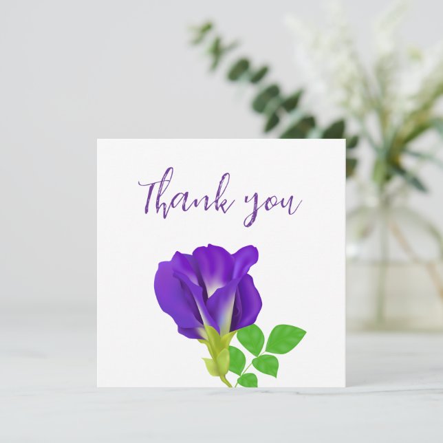 Lila Bloom Floral Geschenkwrap (Stehend Vorderseite)