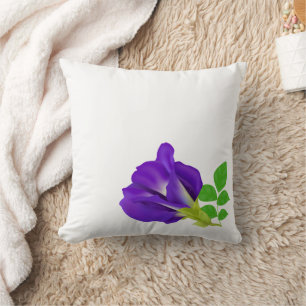 Lila Bloom Floral Geschenkwrap Kissen
