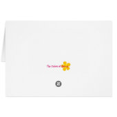 Lila Bloom- Lied von Sol. 8:7 Grußkarte (Rückseite Horizontal)