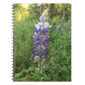 Lila Bloom Spiral Notebook Notizblock (Vorderseite)