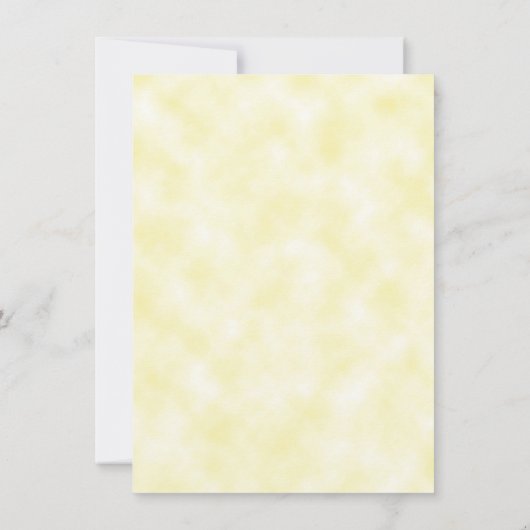 Lila blorgelbes Brautparty Einladung (Rückseite)