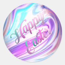 Lila Blue Abstrakt Happy Oster