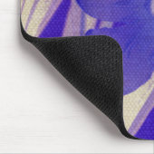 Lila Blue Blume Mousepad (Ecke)
