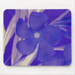 Lila Blue Blume Mousepad