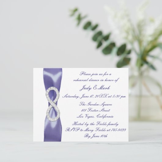 Lila Blue Diamond Probe Dinner (Stehend Vorderseite)