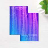 Lila Blue Earring Necklace Juwelier Display Card (Schreibtisch)