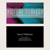 Lila Blue Fotografy Card (Vorne & Hinten)