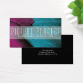 Lila Blue Fotografy Card (Schreibtisch)