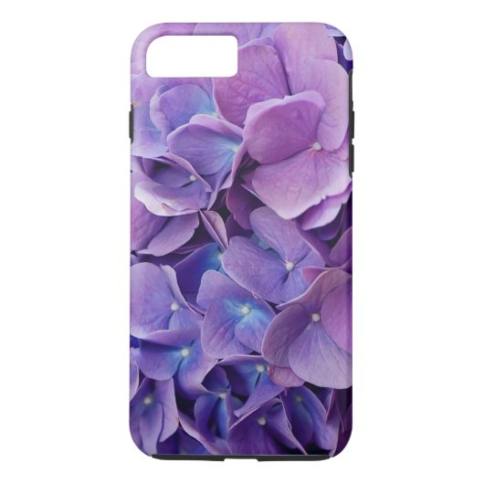 Lila-Blue-Hydrangea-Foto Case-Mate iPhone Hülle (Rückseite)