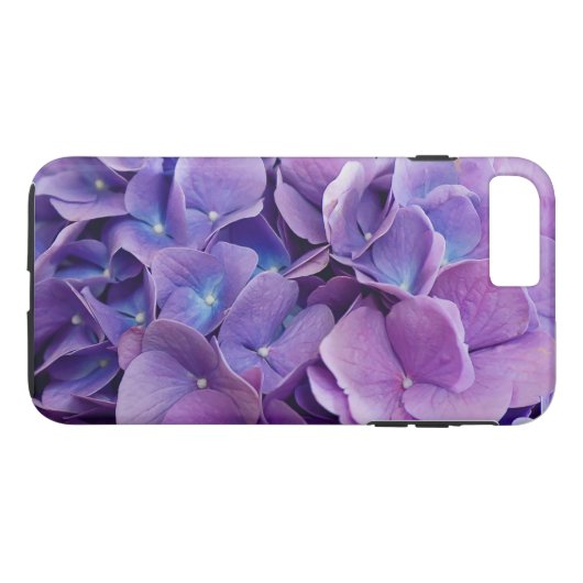 Lila-Blue-Hydrangea-Foto Case-Mate iPhone Hülle (Rückseite (Horizontal))