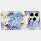 Lila Blue Hydrangea personalisiert iPhone Gehäuse Case-Mate iPhone Hülle (Rückseite (Horizontal))
