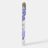 Lila Blue Hydrangea personalisiert iPhone Gehäuse Hülle (Rechte Seite)