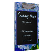 Lila Blue Hydrangeas Bouquets Klemmbrett (Rechts)