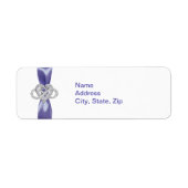 Lila Blue Infinity Heroadress Labels (Vorne)