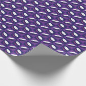 Lila Blue Kitchen Utensil Geschenkpapier (Ecke)
