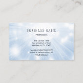 Lila Blue Mandala Visitenkarte (Rückseite)