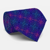 Lila Blue Modern Neck Tie Krawatte (Gerollt)