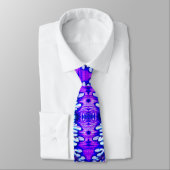 Lila/Blue Neck Tie Krawatte (Gebunden)