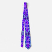 Lila/Blue Neck Tie Krawatte (Rückseite)