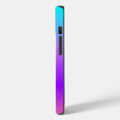 Lila Blue Ombre Case-Mate iPhone Hülle (Rückseite / Links)