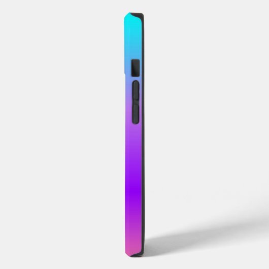 Lila Blue Ombre Case-Mate iPhone Hülle (Rückseite / Links)
