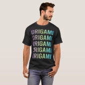 Lila Blue Origami T-Shirt (Vorne ganz)