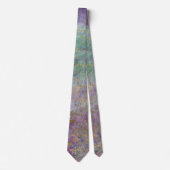 Lila Blue Peacock Abstrakt Neck Tie Necktie Krawatte (Vorderseite)